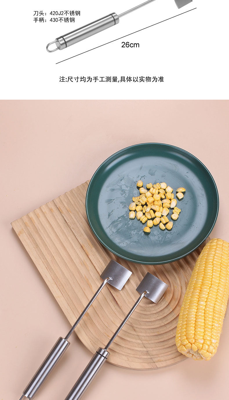 Stainless Steel Corn Grain Stripping Artifact Household Corn Grain Separation thresher Multifunctional Corn Grain Stripper Cutter