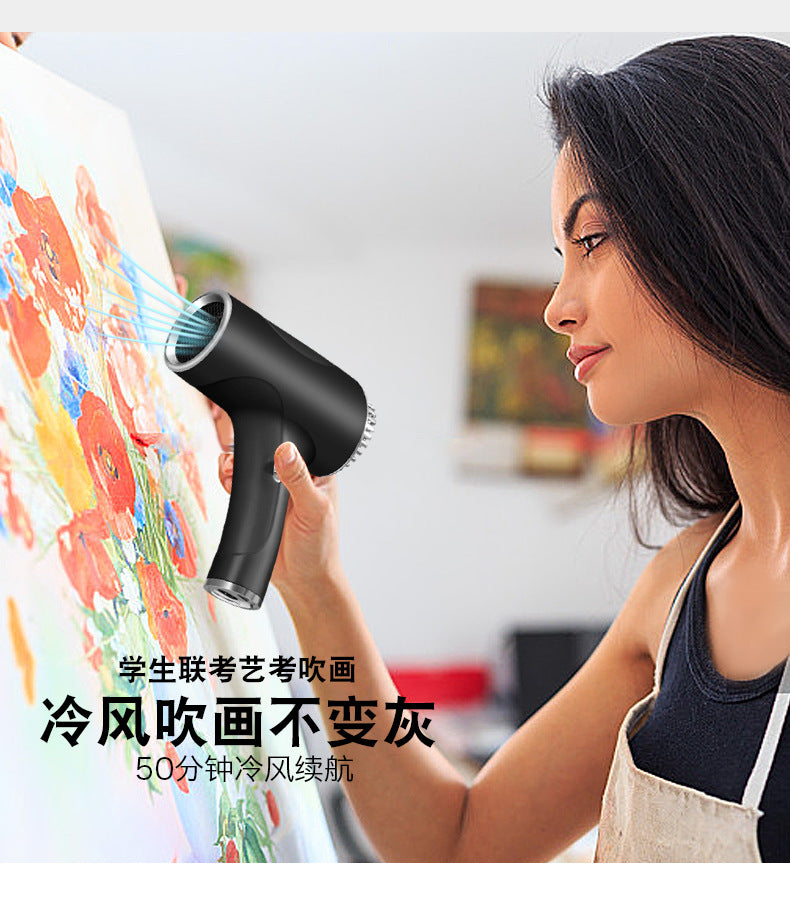 Cross-border Charging Wireless Hair Dryer Household High-speed Negative Ion Hair Dryer High-power Leadless Hair Care Quick Drying