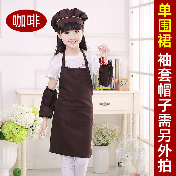 Children's apron painting clothes kindergarten painting art waterproof overcoat logo printing children's baking apron