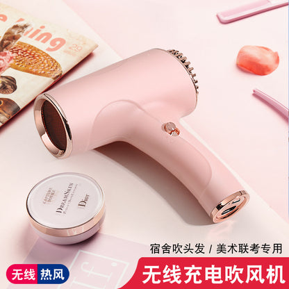 Cross-border Charging Wireless Hair Dryer Household High-speed Negative Ion Hair Dryer High-power Leadless Hair Care Quick Drying