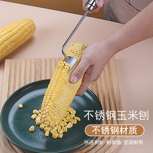 Stainless Steel Corn Grain Stripping Artifact Household Corn Grain Separation thresher Multifunctional Corn Grain Stripper Cutter