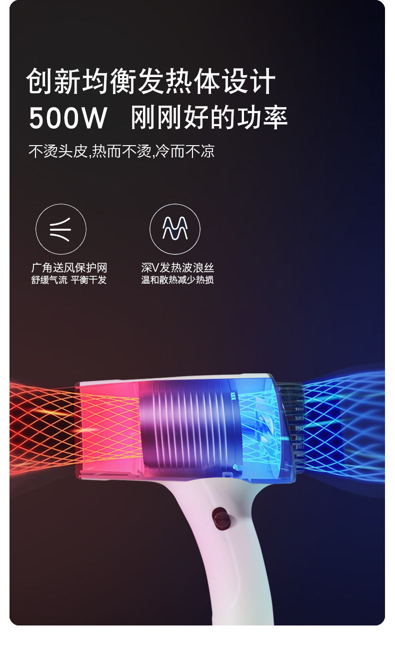 Cross-border Charging Wireless Hair Dryer Household High-speed Negative Ion Hair Dryer High-power Leadless Hair Care Quick Drying