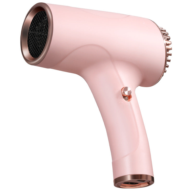 Cross-border Charging Wireless Hair Dryer Household High-speed Negative Ion Hair Dryer High-power Leadless Hair Care Quick Drying