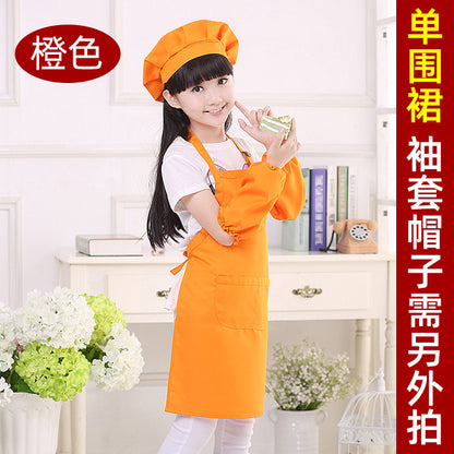 Children's apron painting clothes kindergarten painting art waterproof overcoat logo printing children's baking apron