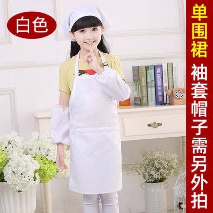Children's apron painting clothes kindergarten painting art waterproof overcoat logo printing children's baking apron