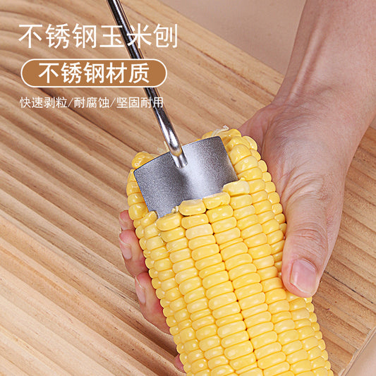 Stainless Steel Corn Grain Stripping Artifact Household Corn Grain Separation thresher Multifunctional Corn Grain Stripper Cutter