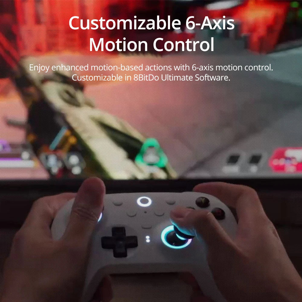 8BitDo Ultimate 2 Wireless Controller Gamepad With 8Speed Exclusive Technology TMR RGB Lighting Joysticks for PC Android