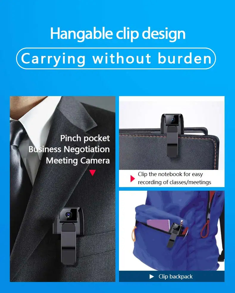 1080P Mini Metal Camera,espia Portable  Cam for Evidence Recording, Compact Design, HD Video, Discreet Surveillance Device