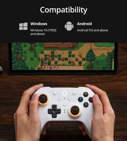 8BitDo Ultimate 2 Wireless Controller Gamepad With 8Speed Exclusive Technology TMR RGB Lighting Joysticks for PC Android