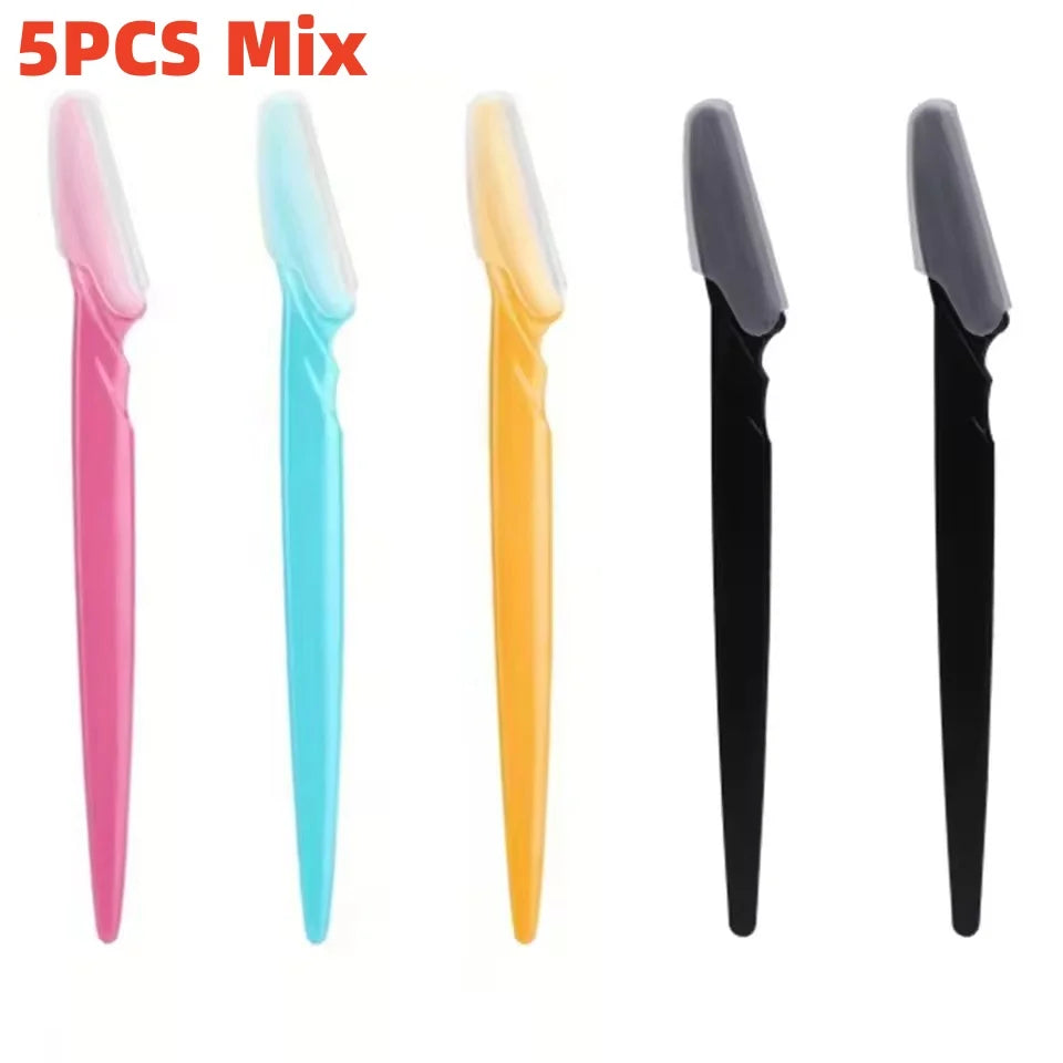 Eyebrow Trimmer Makeup Beauty Tools Safe Eye Brow Razor Face Body Hair Removal Shaver Blades Woman Eyebrows Shaping Knife