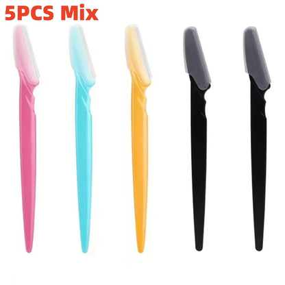 Eyebrow Trimmer Makeup Beauty Tools Safe Eye Brow Razor Face Body Hair Removal Shaver Blades Woman Eyebrows Shaping Knife