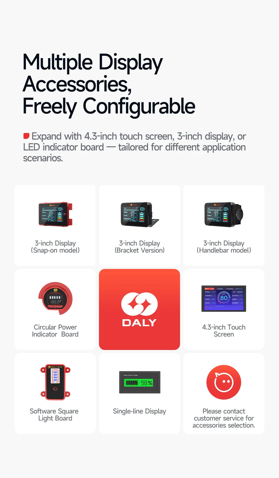 Daly Smart BMS 4S 6S 8S 12S 13S 14S 16S 17S 20S 24S Bluetooth UART BMS 30A 40A 60A 80A 100A 150A 200A Lifepo4 Li-Ion LTO Battery