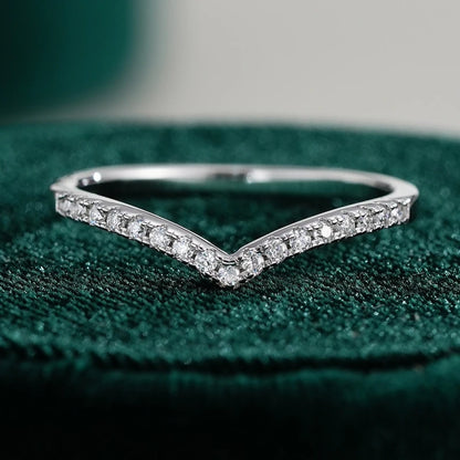 Daughter Birthday 18K White Gold Girl Friend Valentine's Day 0.6CT Moissanite Diamond Women Wedding PT950 Christmas Gift Jewelry