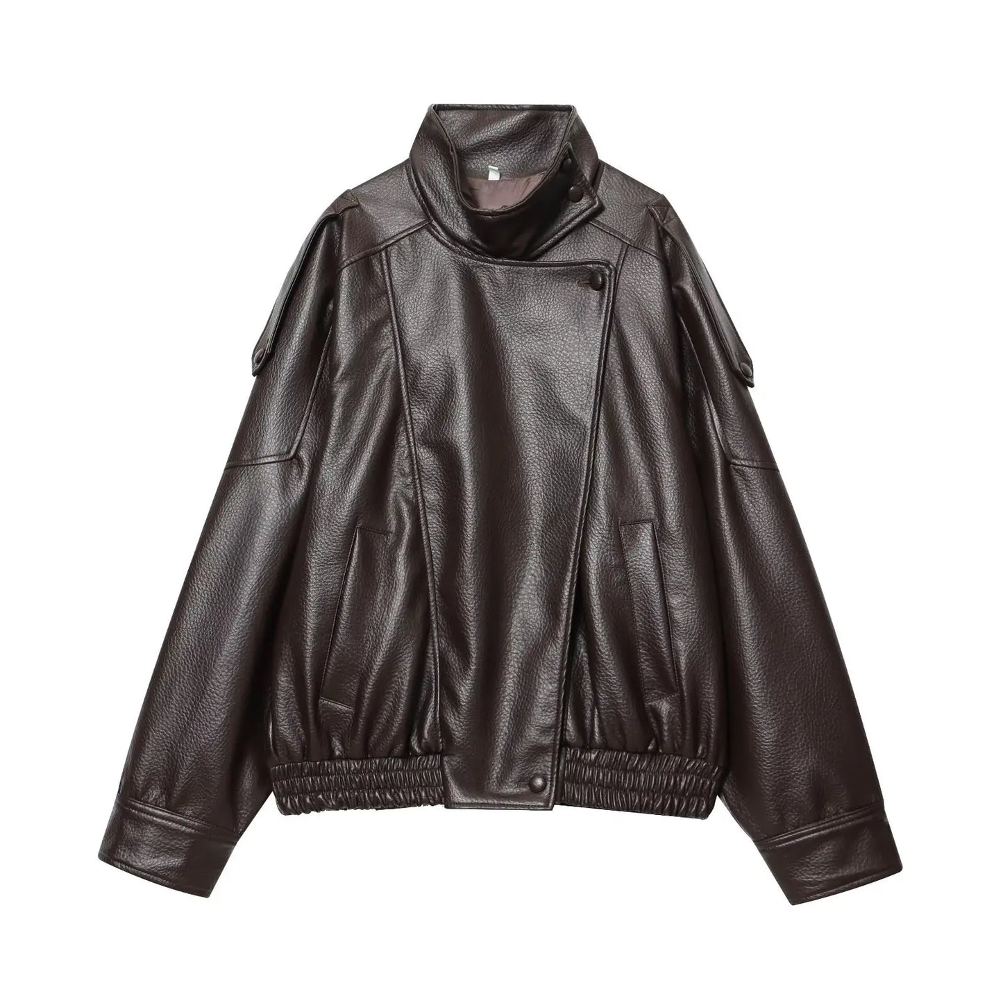 Autumn Winter Women Leather Jacket 2025 Loose Causal PU Faux Leather Jackets Coat Fashion Street Motorcycle Jackets