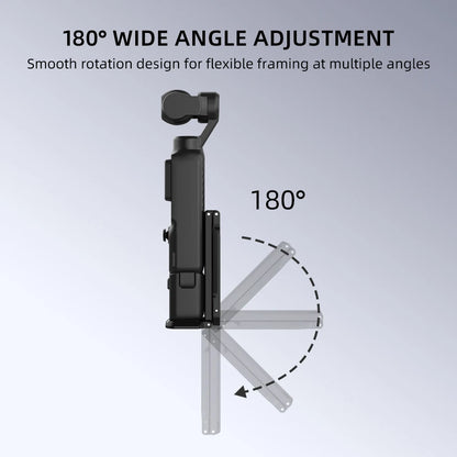BRDRC Magnetic Quick Release Tripod for DJI Pocket 4/Pocket 3 Foldable Metal  Photography Tripod with Hidden Hook for Travel