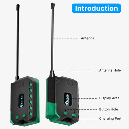 Meshtastic Heltec LoRa 32 V4 ESP32-S3 SX1262 GPS Solar Node 3000mAh Battery Kit 915/868MHz Wireless Tracker