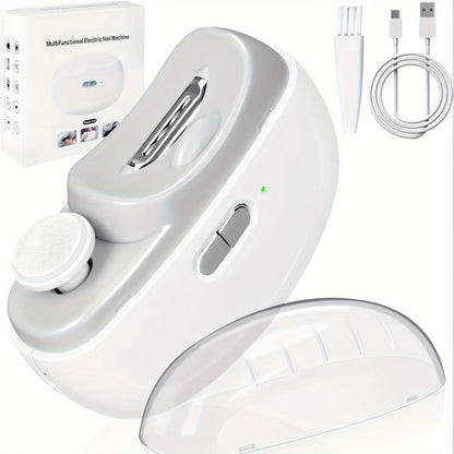The Ultimate Nail Care Toolkit - Professional Electric Nail Clippers, Polishers, Polishers, File Organizers, and Shaping Tools