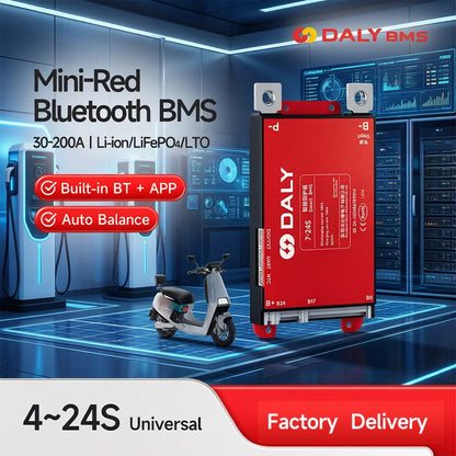 Daly Smart BMS 4S 6S 8S 12S 13S 14S 16S 17S 20S 24S Bluetooth UART BMS 30A 40A 60A 80A 100A 150A 200A Lifepo4 Li-Ion LTO Battery