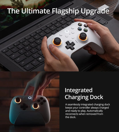 8BitDo Ultimate 2 Wireless Controller Gamepad With 8Speed Exclusive Technology TMR RGB Lighting Joysticks for PC Android