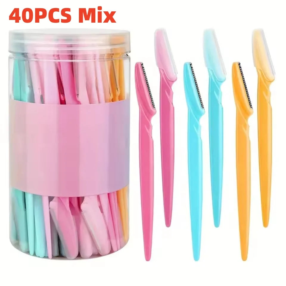 Eyebrow Trimmer Makeup Beauty Tools Safe Eye Brow Razor Face Body Hair Removal Shaver Blades Woman Eyebrows Shaping Knife