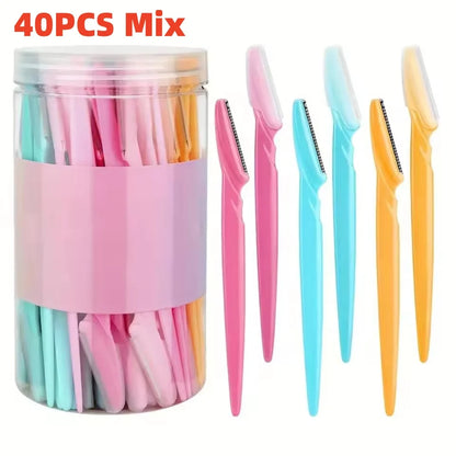 Eyebrow Trimmer Makeup Beauty Tools Safe Eye Brow Razor Face Body Hair Removal Shaver Blades Woman Eyebrows Shaping Knife