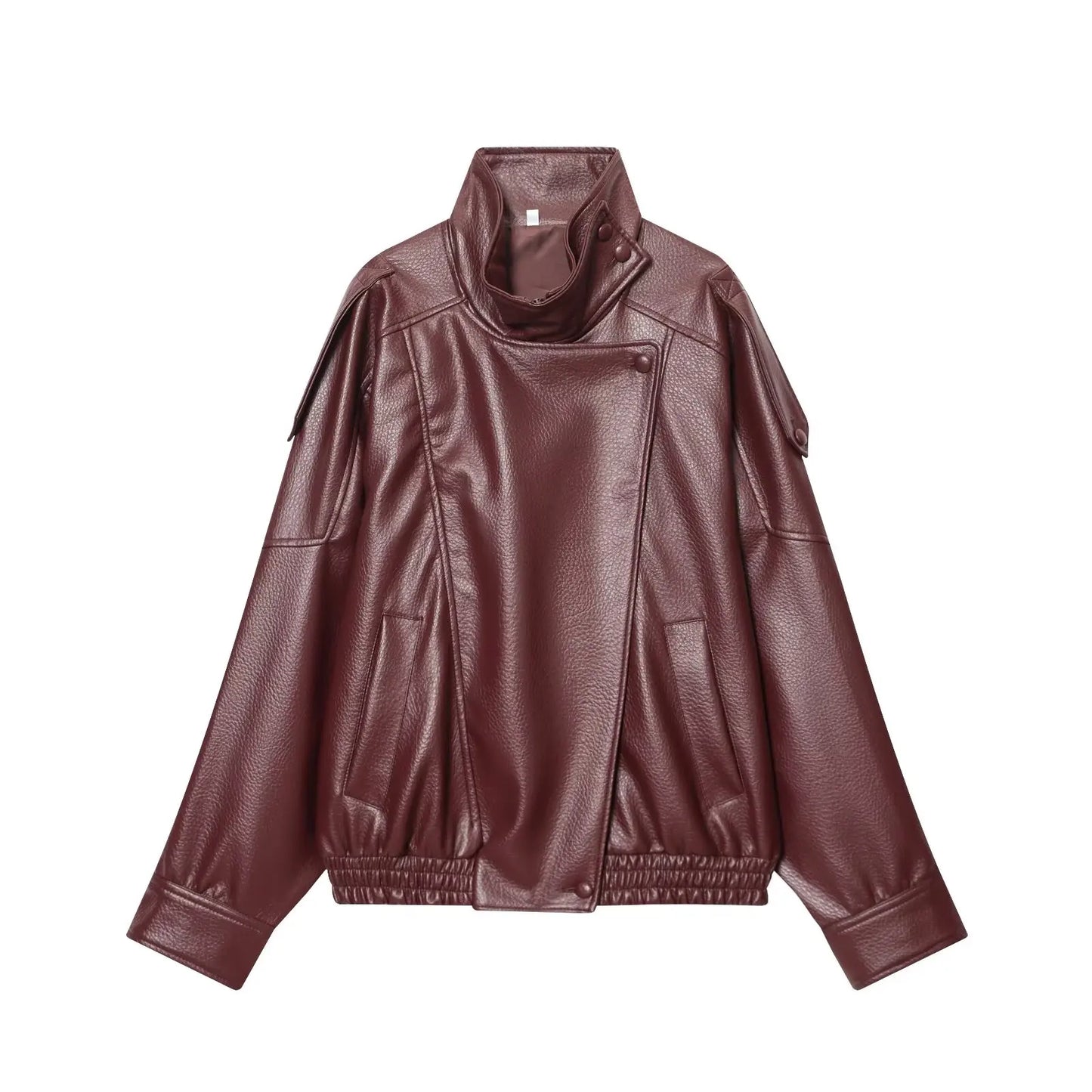 Autumn Winter Women Leather Jacket 2025 Loose Causal PU Faux Leather Jackets Coat Fashion Street Motorcycle Jackets