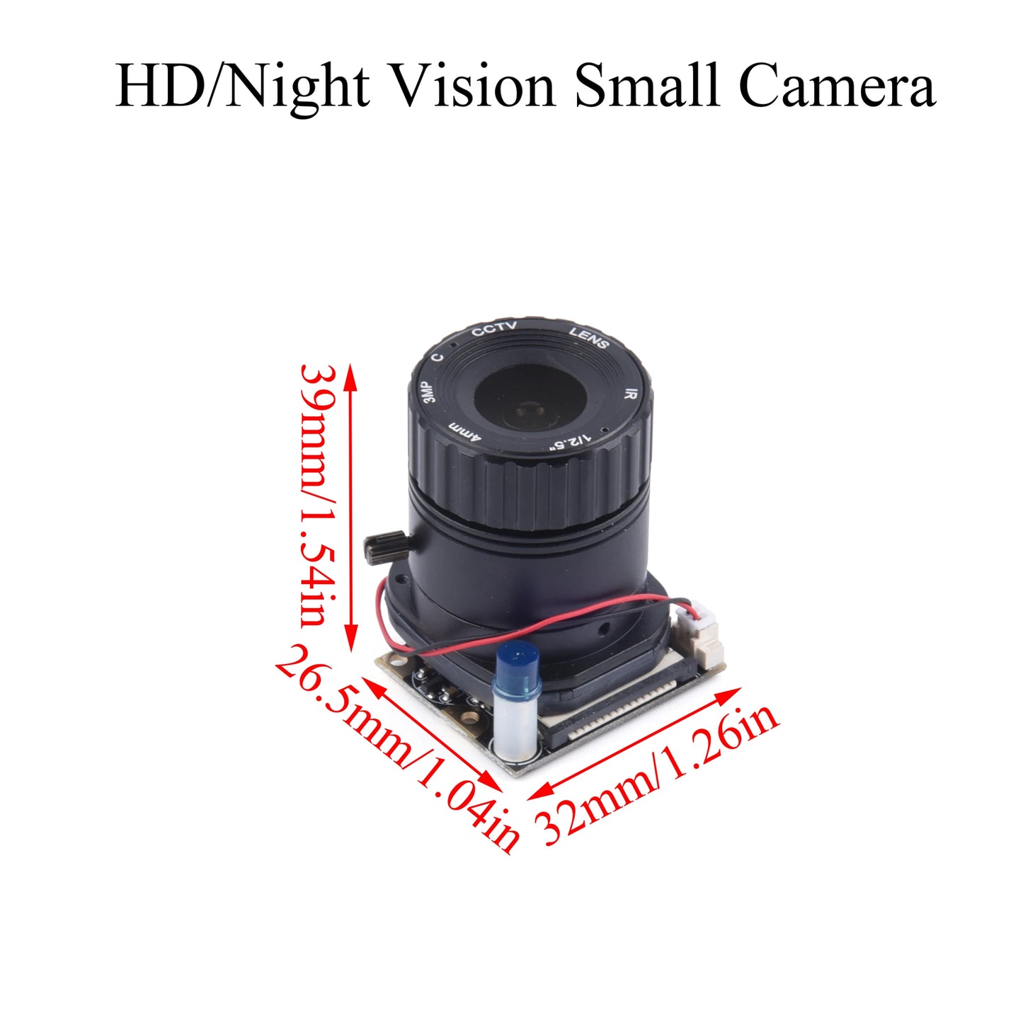 Raspberry Pi Day/Night Vision Camera Module 65°/75°/130°/175° 5MP Webcam With Sensor IR Light For Raspberry Pi 4B/3B+/3B Zero W