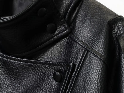 Autumn Winter Women Leather Jacket 2025 Loose Causal PU Faux Leather Jackets Coat Fashion Street Motorcycle Jackets