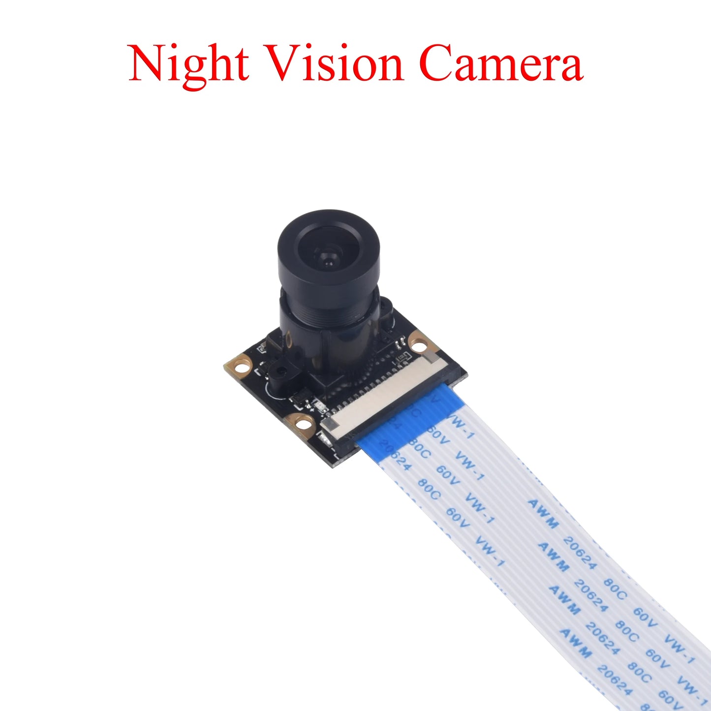 Raspberry Pi Day/Night Vision Camera Module 65°/75°/130°/175° 5MP Webcam With Sensor IR Light For Raspberry Pi 4B/3B+/3B Zero W
