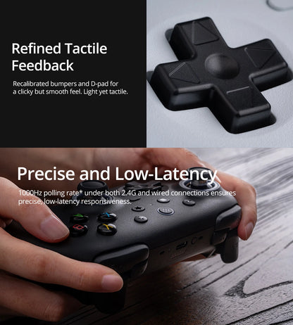8BitDo Ultimate 2 Wireless Controller Gamepad With 8Speed Exclusive Technology TMR RGB Lighting Joysticks for PC Android