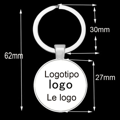 Fashion Bitcoin Keychains House Metal Pendant Classic Men's Women's Keyring Key Holder for Keys