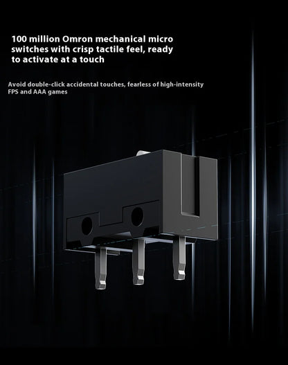 MCHOSE G3 V2 Wireless Mouse for Gaming and Office Use with Triple Mode Connectivity (Bluetooth/Wired/2.4G) and 3311 Sensor