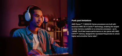 AMD Ryzen 7 9800X3D 8-Core 16-Thread L3=96M 4.7GHz 120W DDR5 Socket AM5 4NM R7 9800X3D Gaming Processor but No Fan
