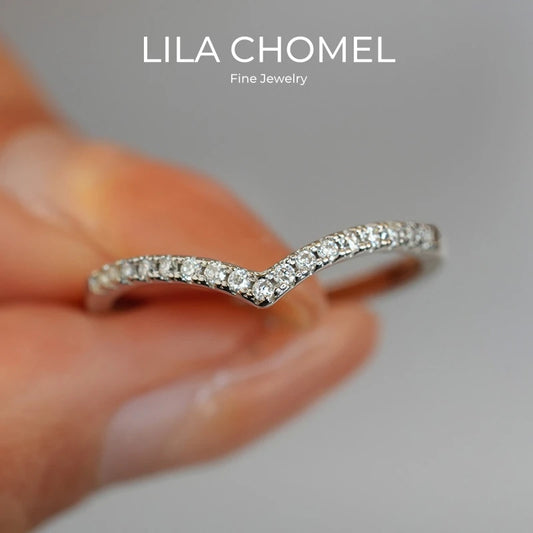 Daughter Birthday 18K White Gold Girl Friend Valentine's Day 0.6CT Moissanite Diamond Women Wedding PT950 Christmas Gift Jewelry