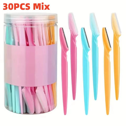 Eyebrow Trimmer Makeup Beauty Tools Safe Eye Brow Razor Face Body Hair Removal Shaver Blades Woman Eyebrows Shaping Knife