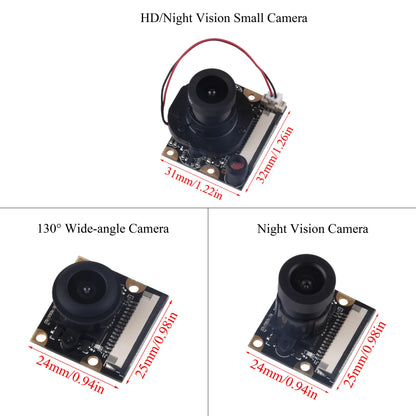 Raspberry Pi Day/Night Vision Camera Module 65°/75°/130°/175° 5MP Webcam With Sensor IR Light For Raspberry Pi 4B/3B+/3B Zero W