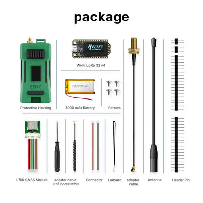Meshtastic Heltec LoRa 32 V4 ESP32-S3 SX1262 GPS Solar Node 3000mAh Battery Kit 915/868MHz Wireless Tracker