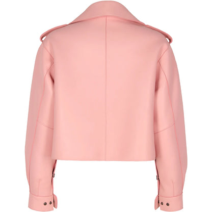 YOLOAgain 2025 Spring Loose Oversized Real Leather Jacket Women Streetwear