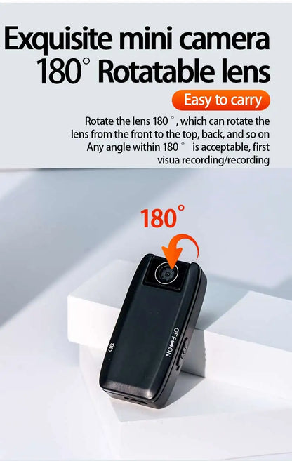 1080P Mini Metal Camera,espia Portable  Cam for Evidence Recording, Compact Design, HD Video, Discreet Surveillance Device