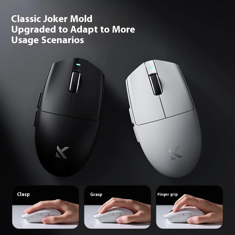 MCHOSE G3 V2 Wireless Mouse for Gaming and Office Use with Triple Mode Connectivity (Bluetooth/Wired/2.4G) and 3311 Sensor