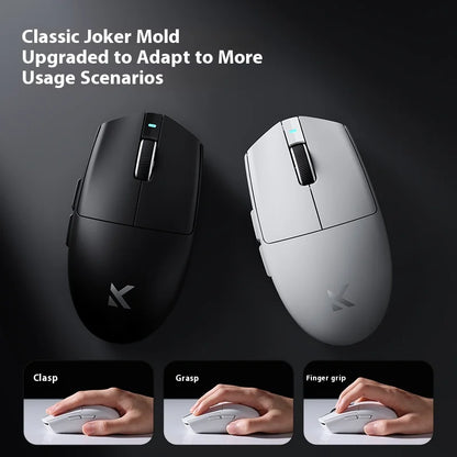 MCHOSE G3 V2 Wireless Mouse for Gaming and Office Use with Triple Mode Connectivity (Bluetooth/Wired/2.4G) and 3311 Sensor