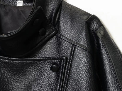 Autumn Winter Women Leather Jacket 2025 Loose Causal PU Faux Leather Jackets Coat Fashion Street Motorcycle Jackets