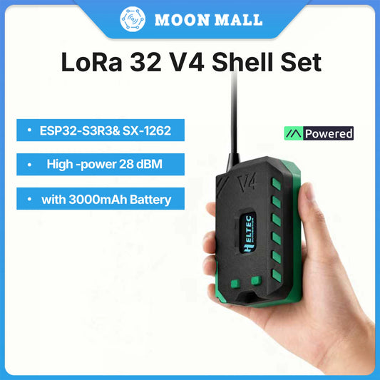 Meshtastic Heltec LoRa 32 V4 ESP32-S3 SX1262 GPS Solar Node 3000mAh Battery Kit 915/868MHz Wireless Tracker