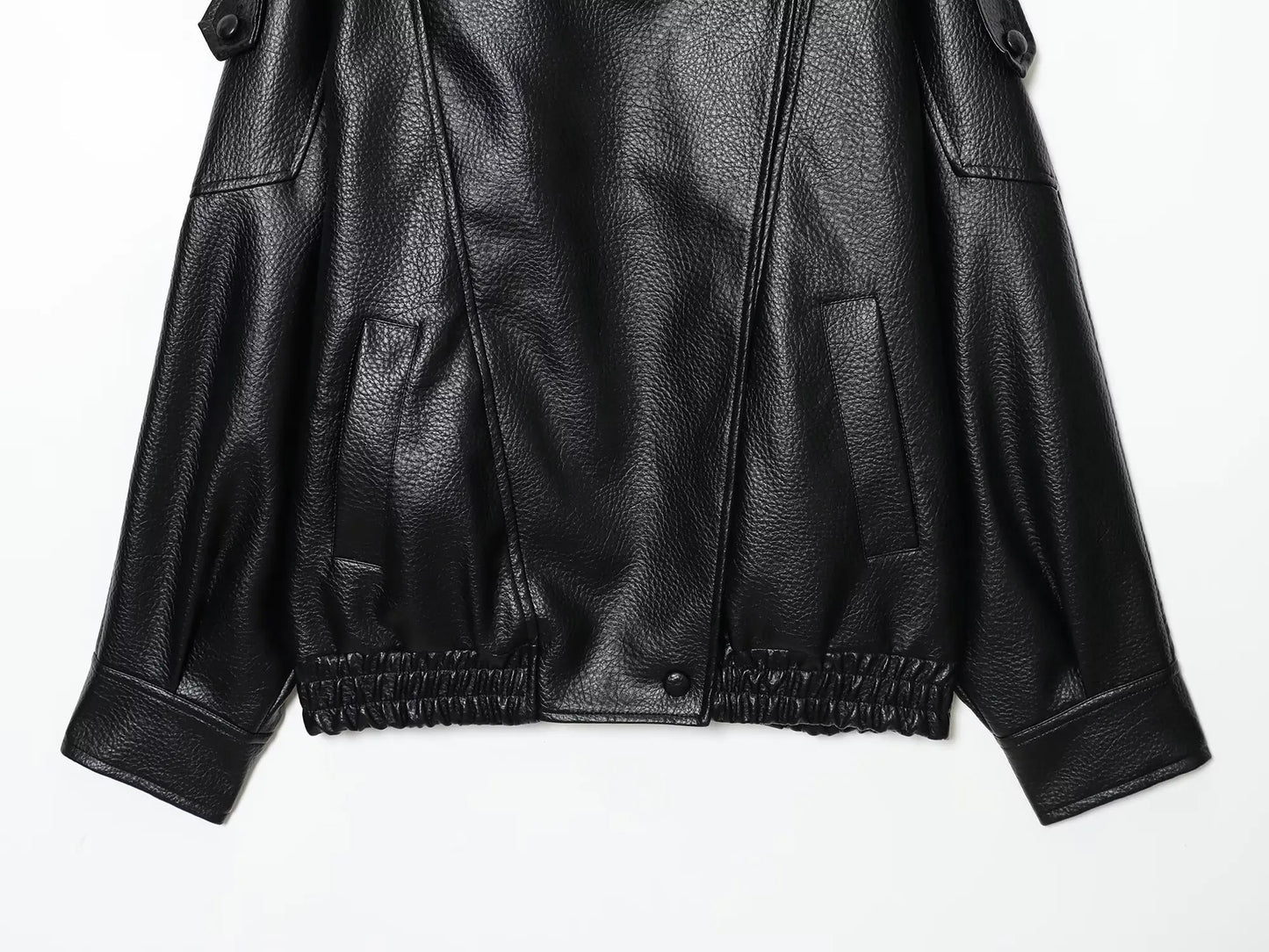 Autumn Winter Women Leather Jacket 2025 Loose Causal PU Faux Leather Jackets Coat Fashion Street Motorcycle Jackets
