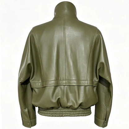 YOLOAgain Chocolate Brown Suede Jacket Women Real Leather Jacket Female