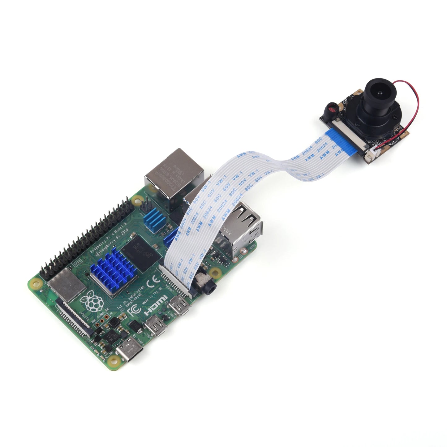 Raspberry Pi Day/Night Vision Camera Module 65°/75°/130°/175° 5MP Webcam With Sensor IR Light For Raspberry Pi 4B/3B+/3B Zero W