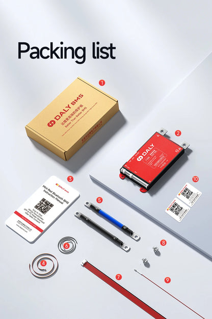 Daly Smart BMS 4S 6S 8S 12S 13S 14S 16S 17S 20S 24S Bluetooth UART BMS 30A 40A 60A 80A 100A 150A 200A Lifepo4 Li-Ion LTO Battery